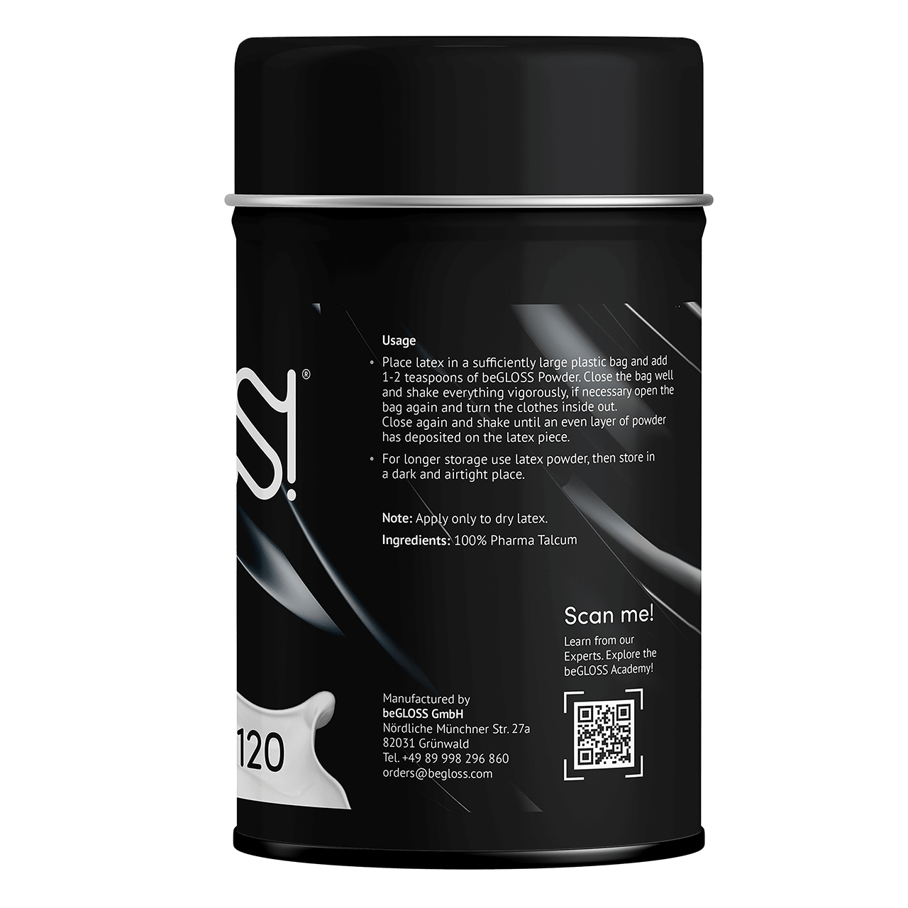 TALCUM POWDER - Latex Storage & Dressing Aid