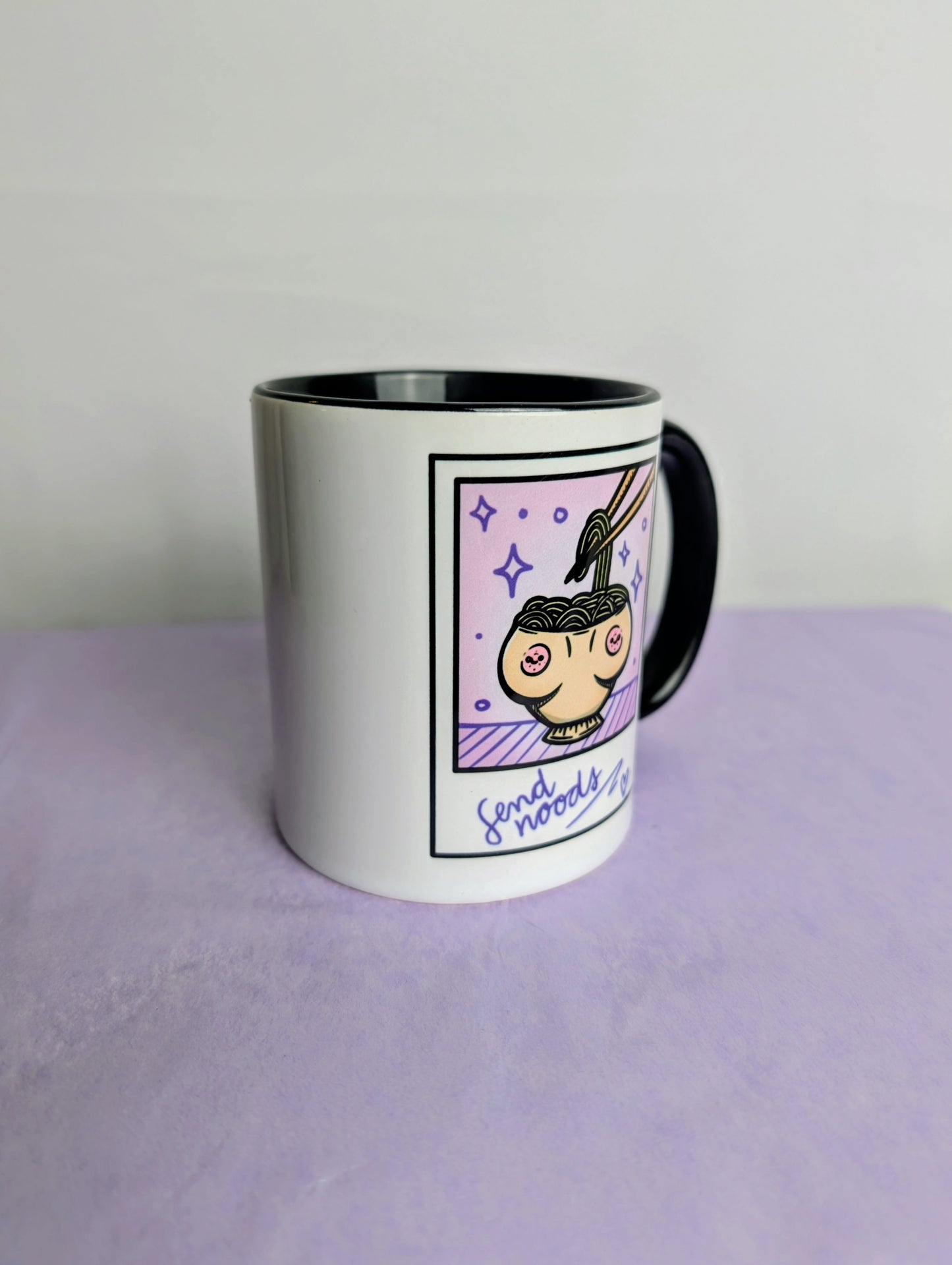 Send Noods Two-Tone Tea Coffee Mug